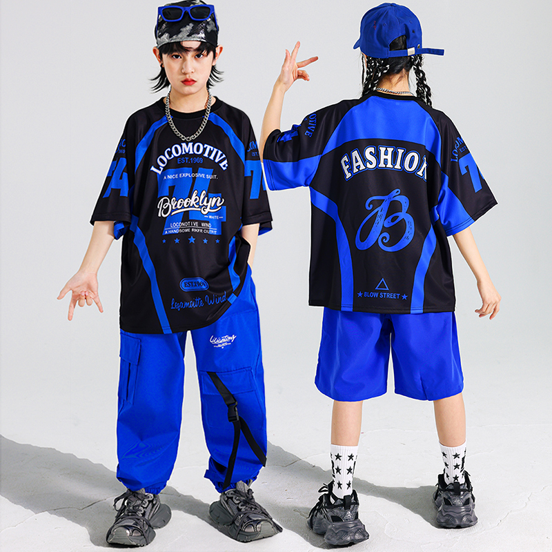 Boys Hip Hop Blue T-shirt Carg - đánh giá và giá Boyshort Underwear