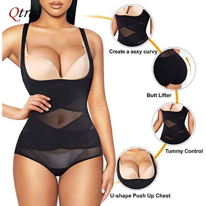 Qtree Fajas Reductoras Women B - đánh giá và giá Shapewear Bodysuit Firm