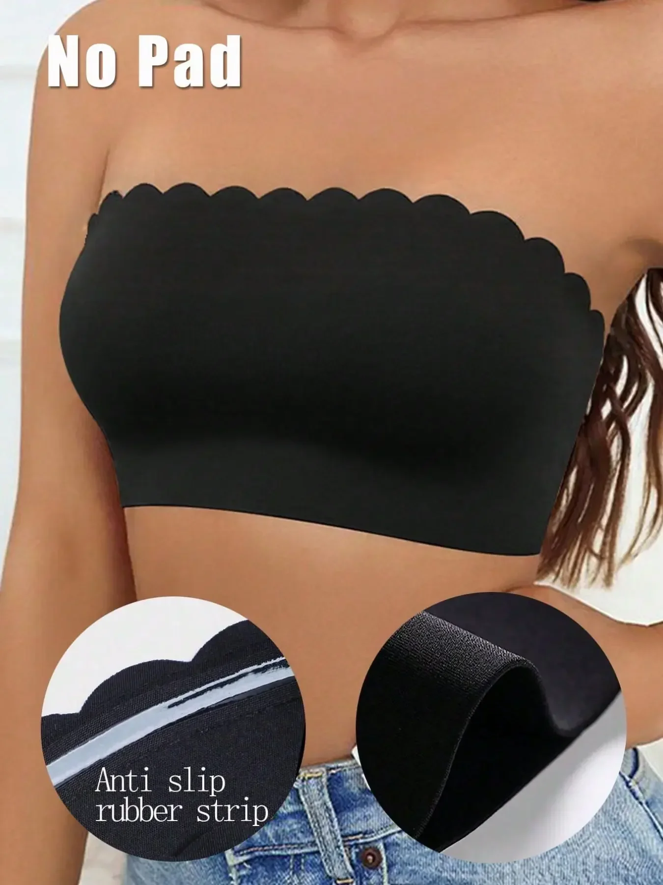 Women's Strapless Bra, Seamles - đánh giá và giá Strapless Bra Backless