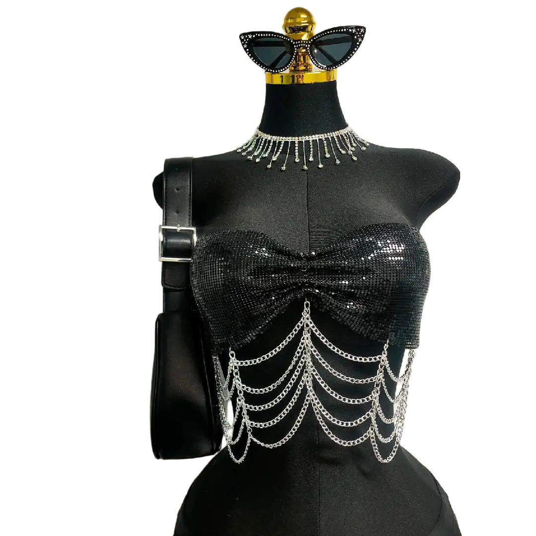 AKYZO Hot Selling Rhinestone S - đánh giá và giá Strapless Bra Backless